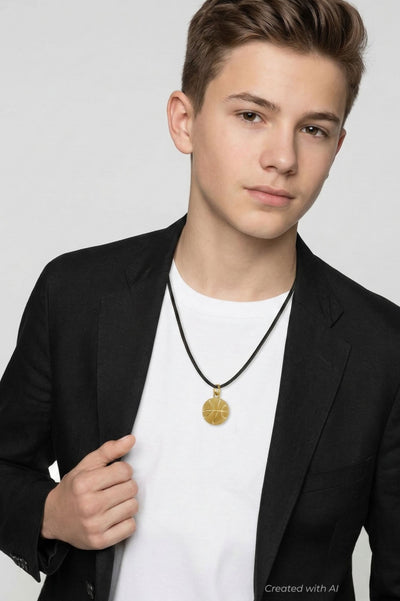 18k Gold Two tone Athletic Necklace - FINAL SALE - One Size - Necklace