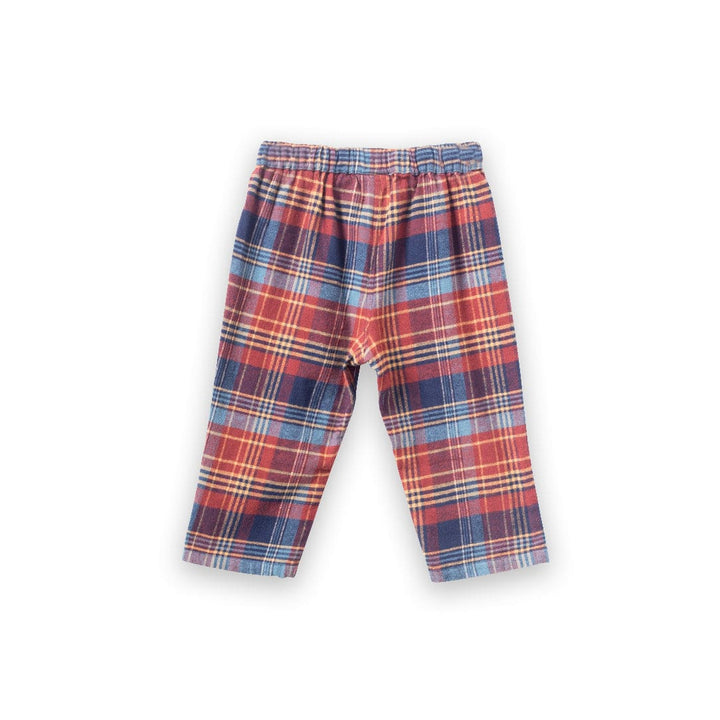 Baby Pants - Rust Plaid
