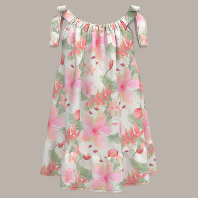 Tropical Flowers Boho Dress - Tropical Flowers