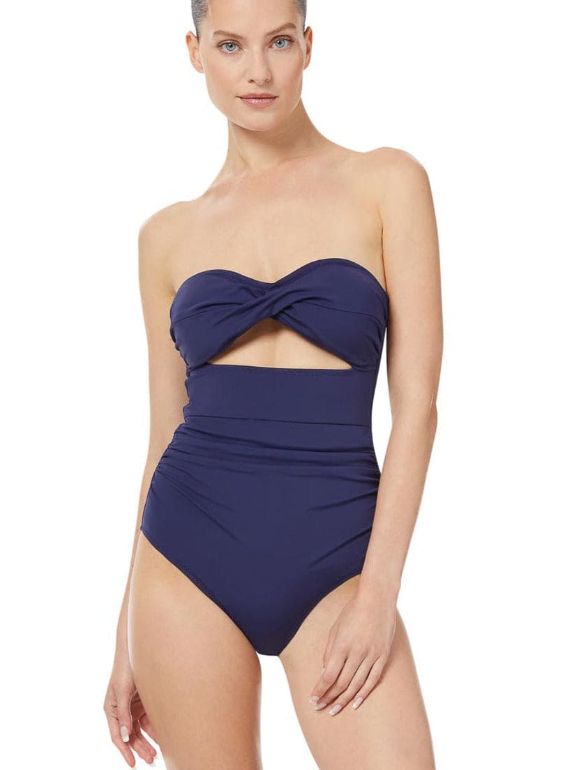 Ella One Piece Satin - Navy