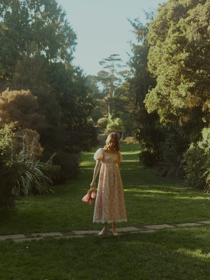 Bridgerton Maxi Dress - Blush Crush