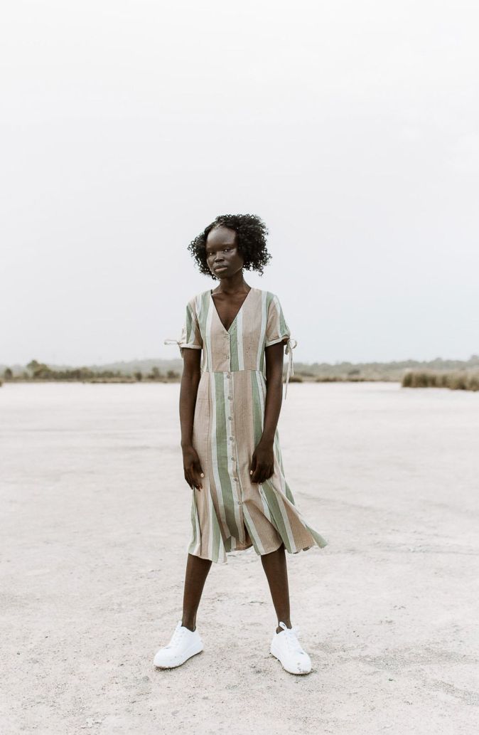 Mabel Dress - Rhubarb