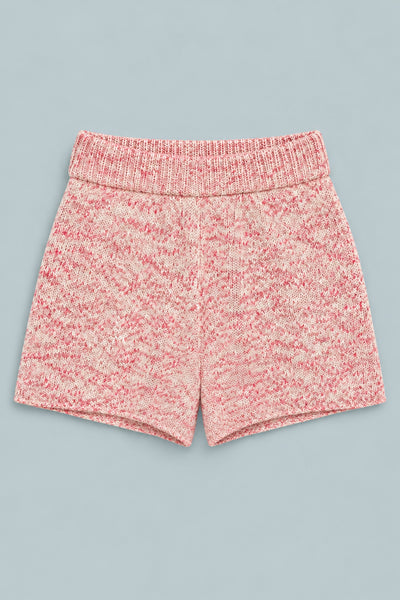 Poppy Sweater Shorts - Pink