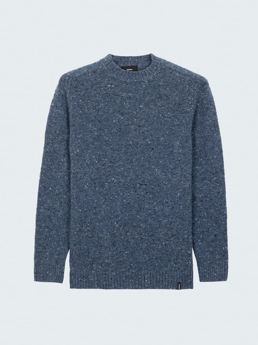 Men's Furlong Crew Jumper - Indigo Blue