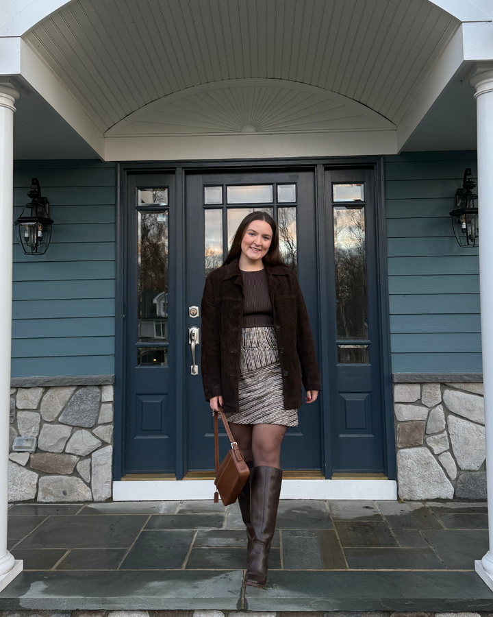 A-Line Skirt - Roast Birch