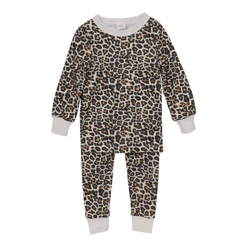 Long John Pajama Set - Leopard