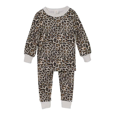 Long John Pajama Set - Leopard