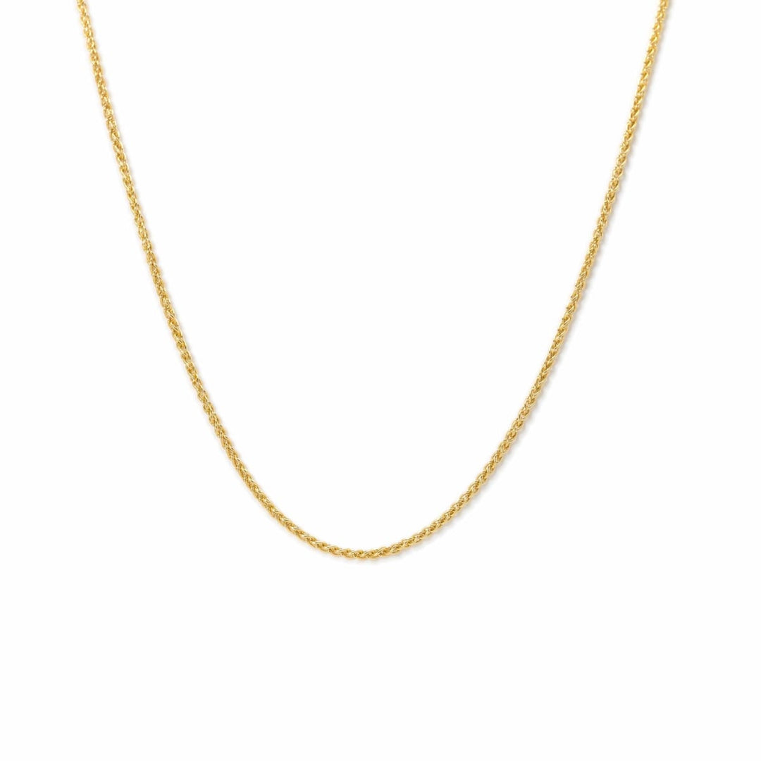 Wheat Chain Necklace - Gold