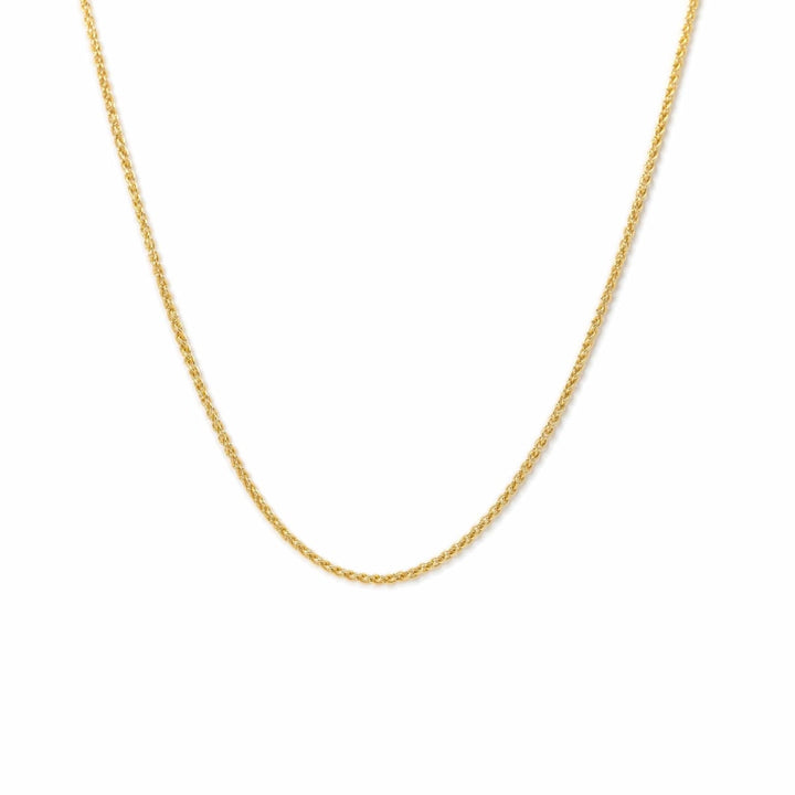 Wheat Chain Necklace - Gold