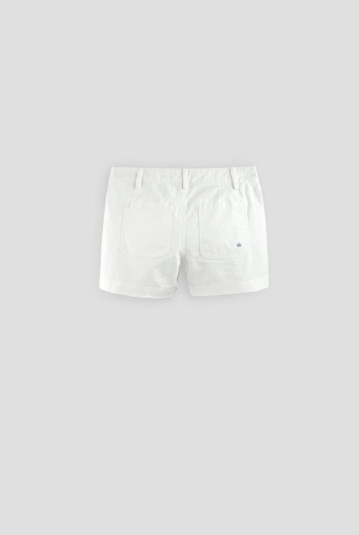 Sailor Short Shorts - White