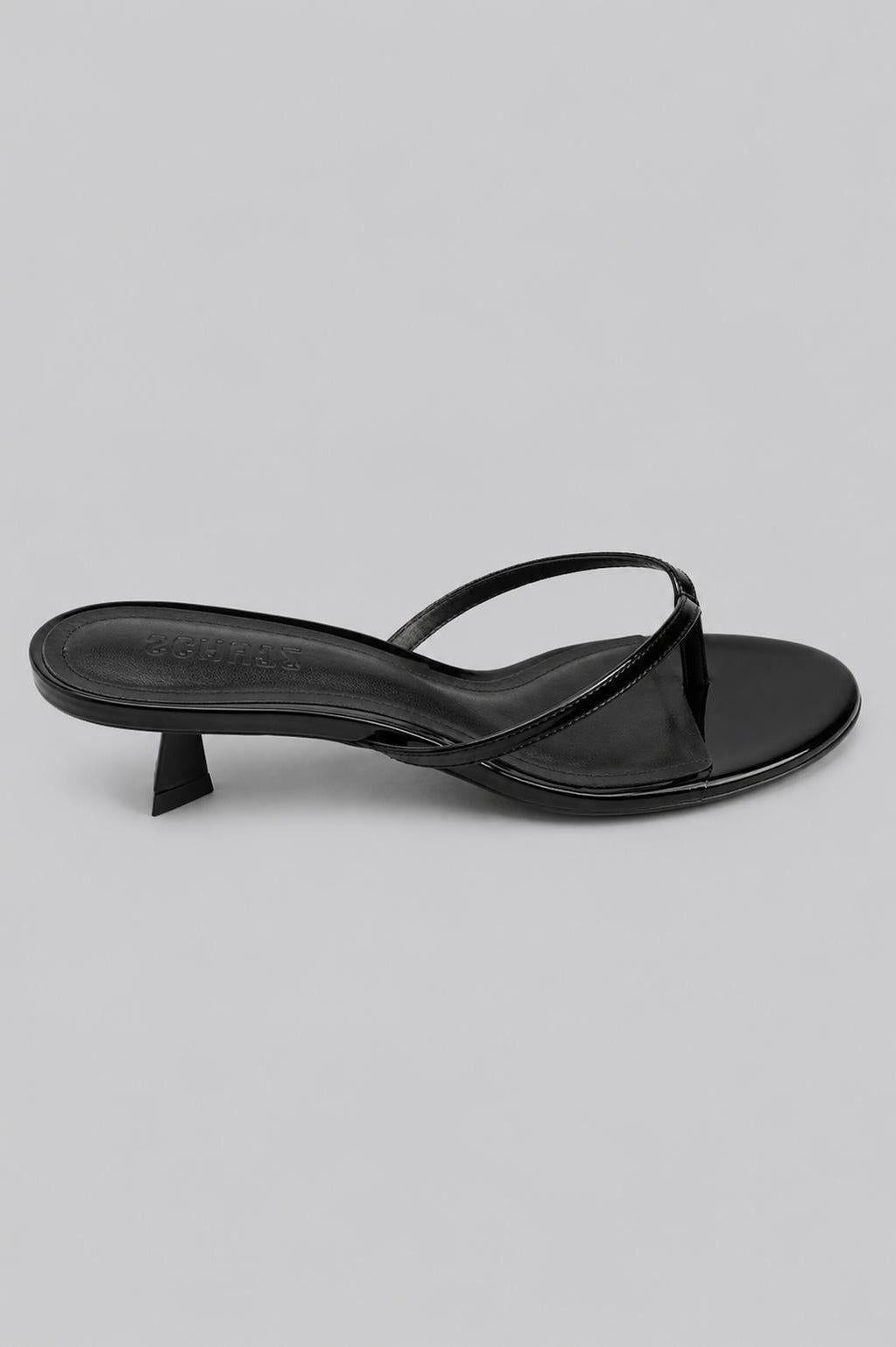 Women's Carolyn Thong Sandals - Black Patent