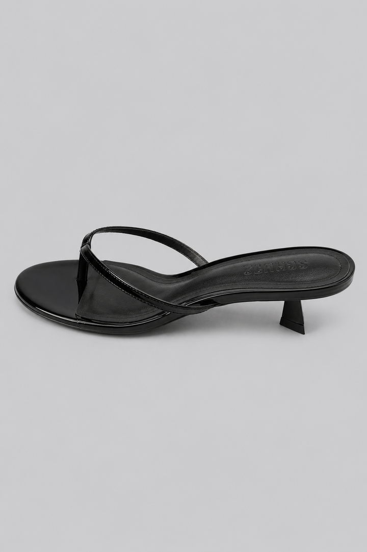 Women's Carolyn Thong Sandals - Black Patent