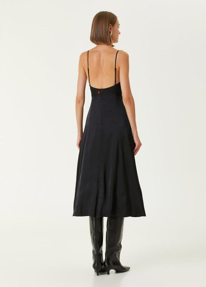Pure Silk Your *Itch Silk Dress - Jet Black