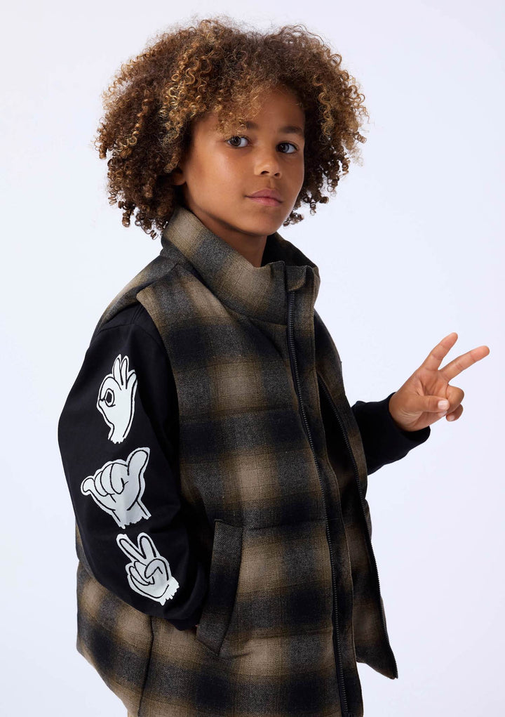 Heike Vest - Bark Check