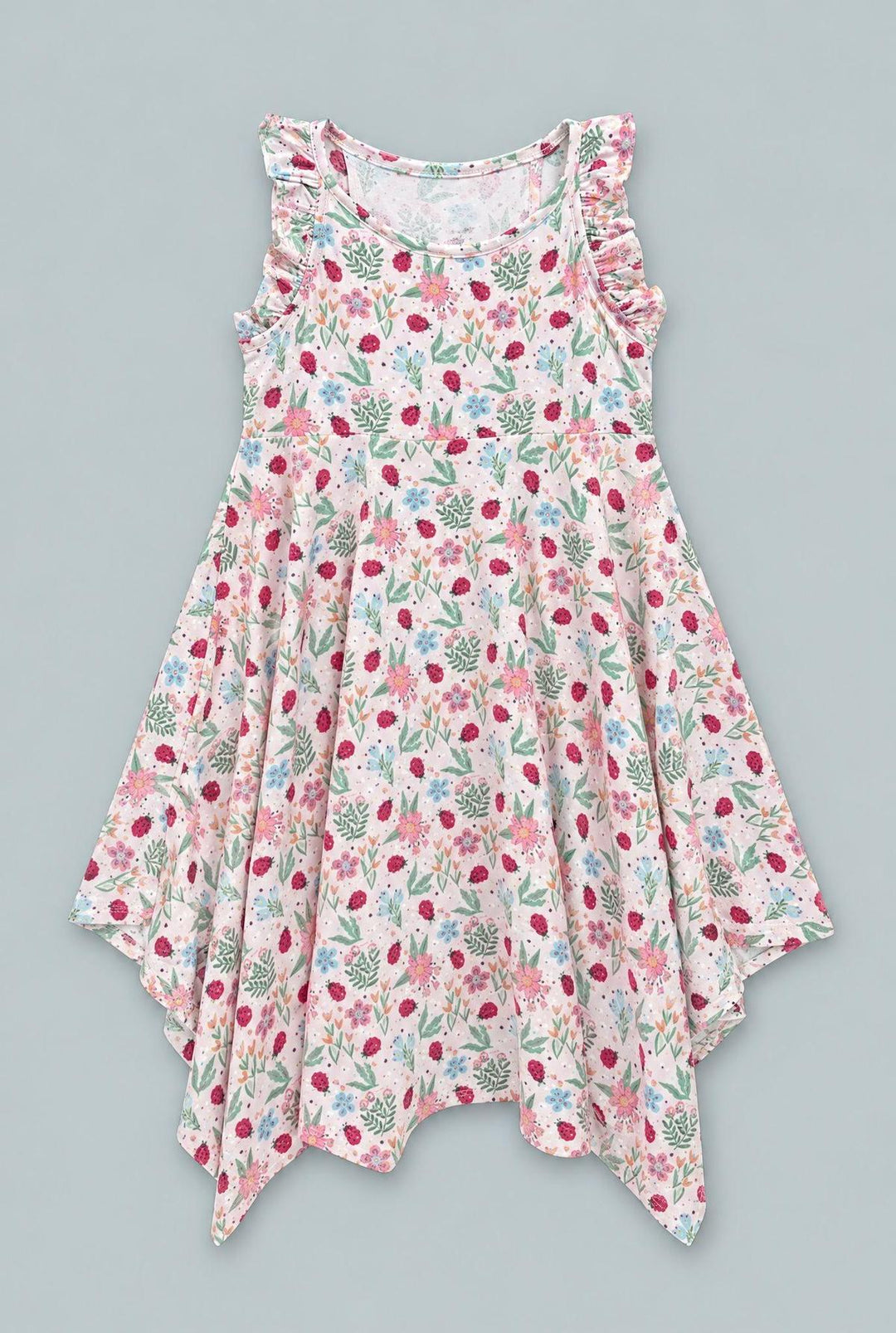 Ladybug Flower Garden Emma's Racerback Dress - Ladybug Garden