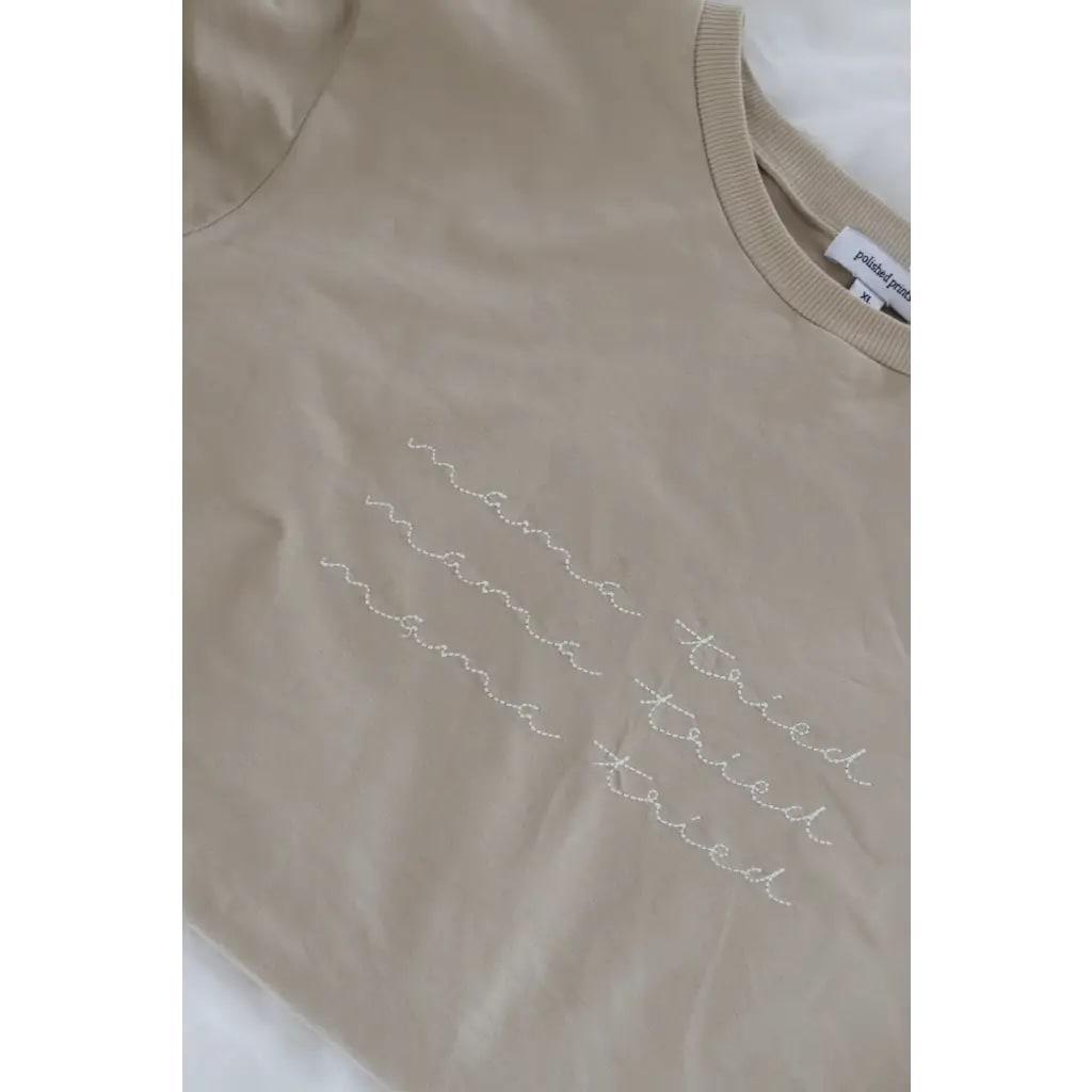 Mama Tried Crewneck Chainstitch Embroidered Sweatshirt for Adults