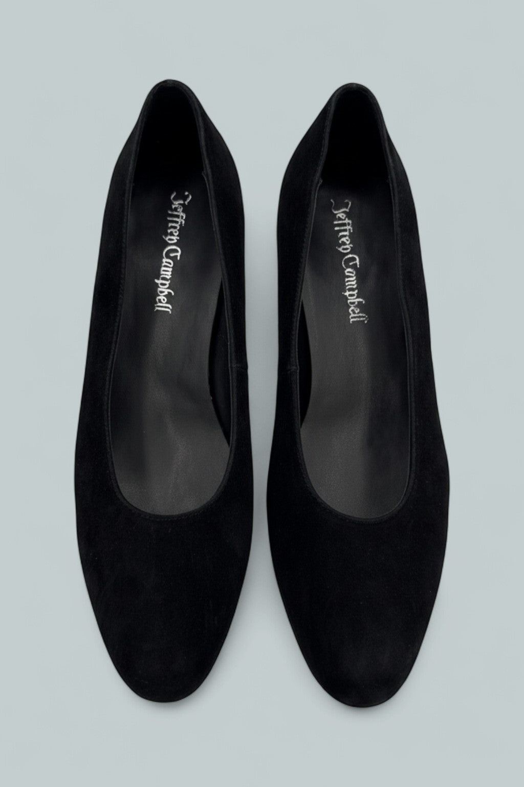 Chapters Platform Pumps - Black Suede