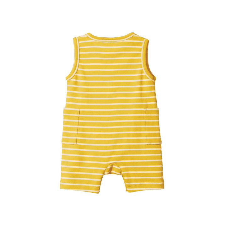 Camper Suit - Golden Yellow Sailor Stripe