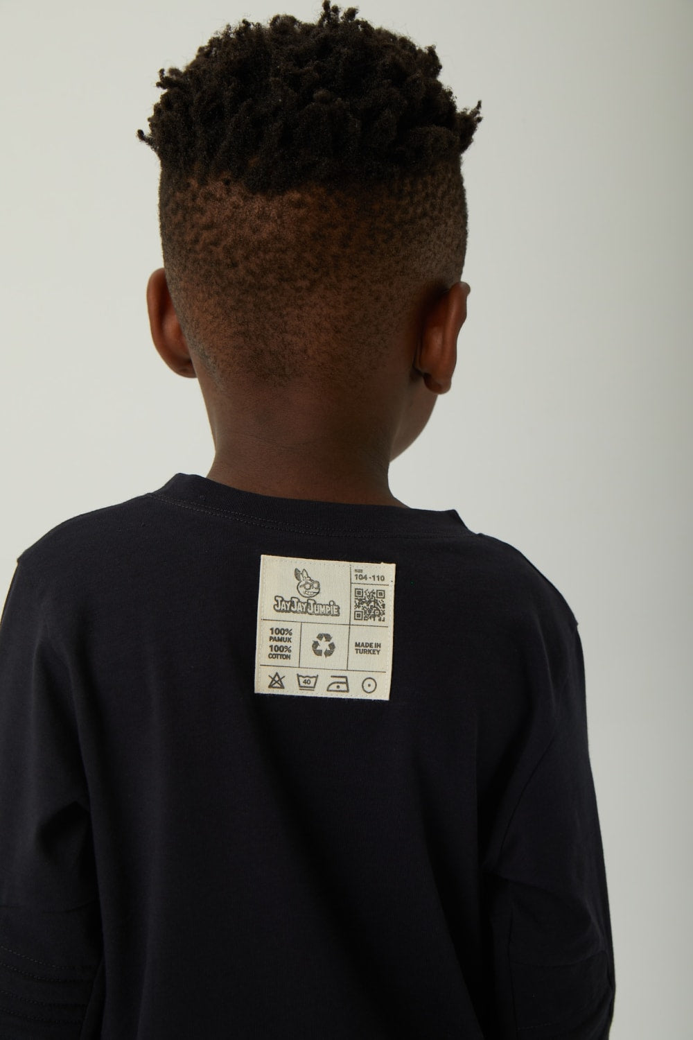 Relaxed Fit Long Sleeve with Elbow Pads - Navy