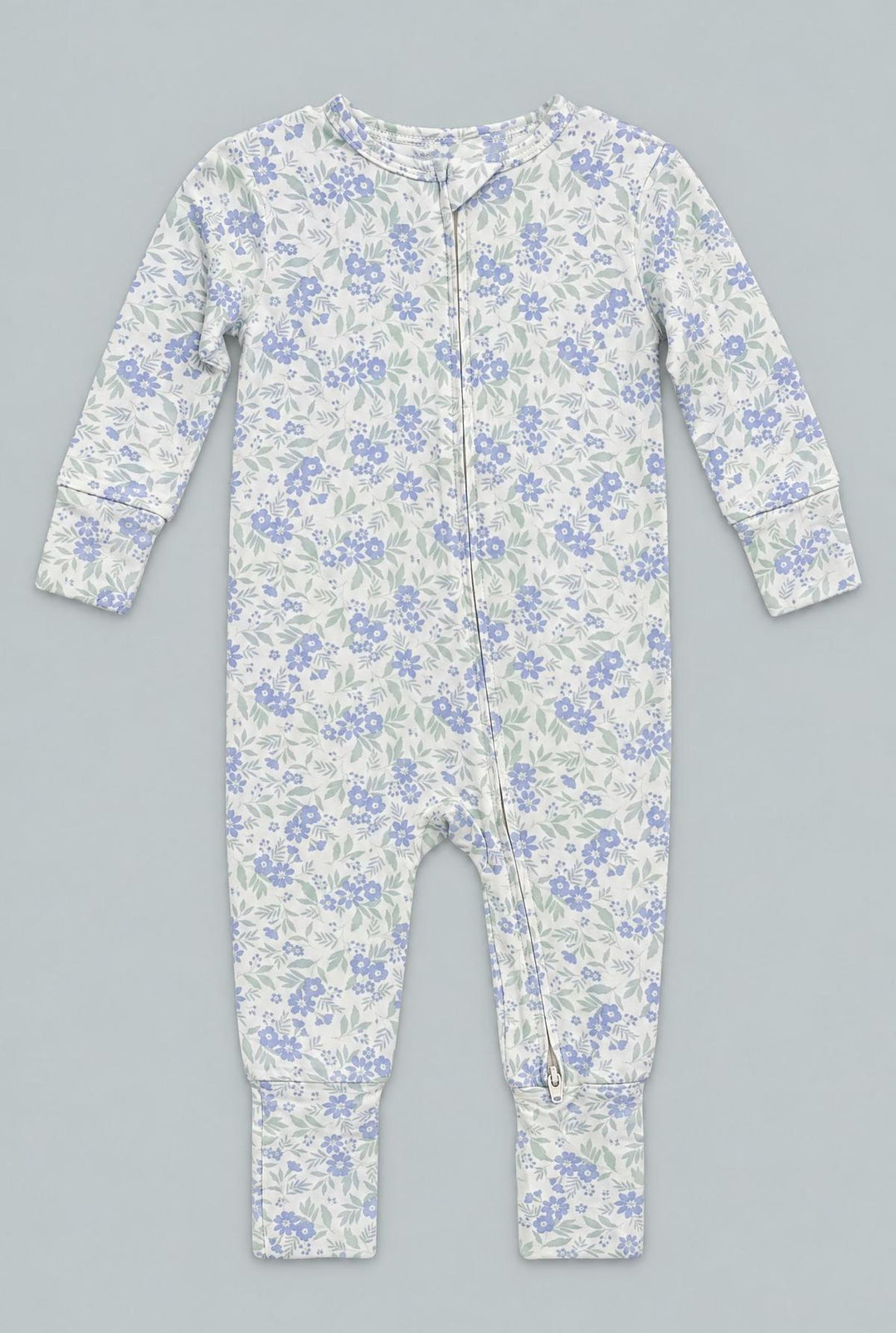 Convertible Romper - Vintage Flower Purple