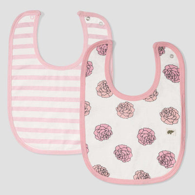 2 Pack Bib Bundle - Flower Power - One Size - Bib