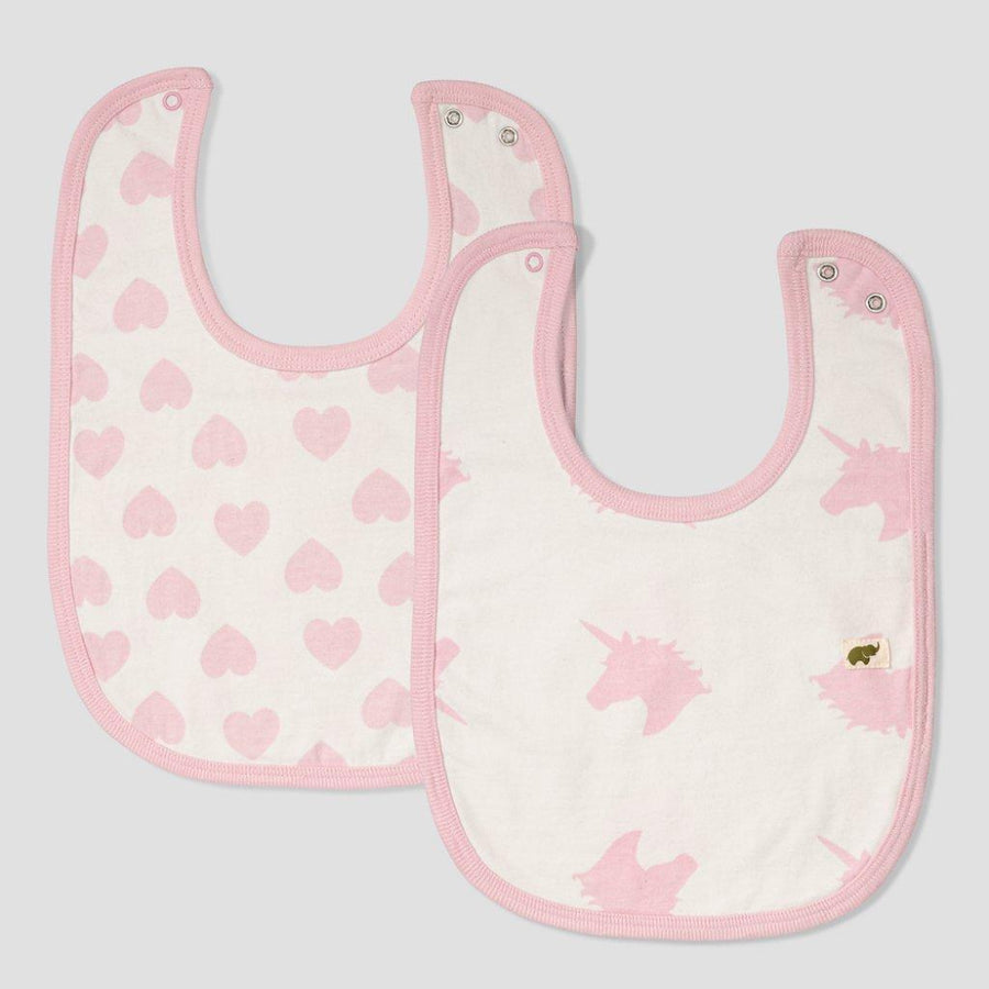 2 Pack Bib Bundle - Unicorn Dreams - One Size - Bib