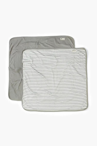 2-Pack Blankets - Grey - One Size - Blanket