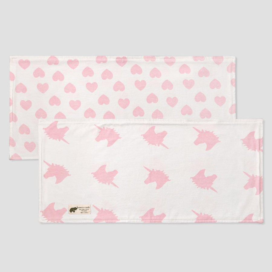 2 Pack Burp Bundle - Unicorn Dreams - One Size - Burp cloth