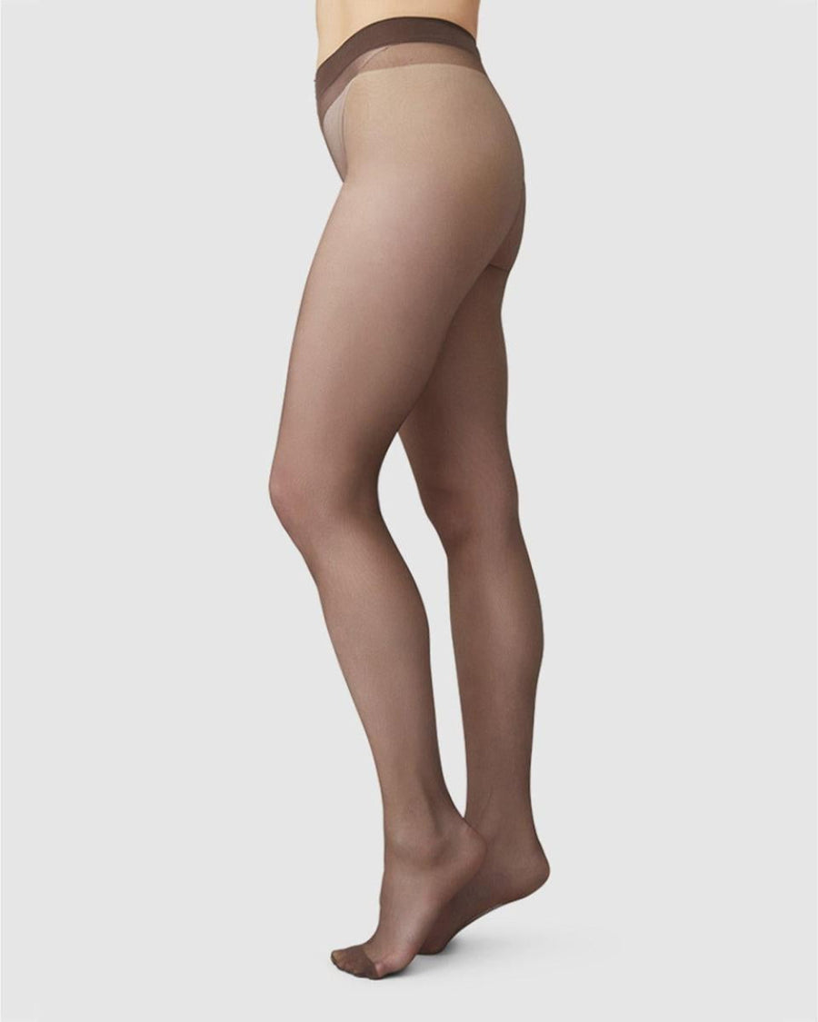 2-Pack Elin Premium Tights - Nude dark - Tights