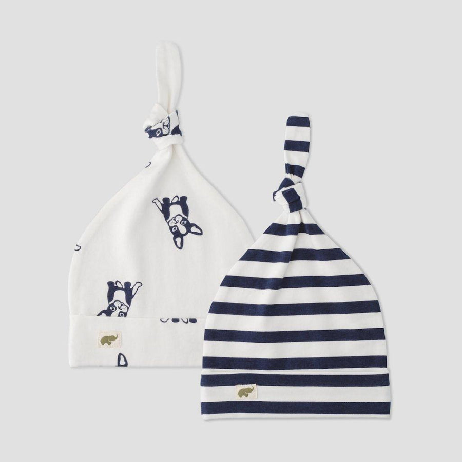 2 Pack Hat Bundle - Top Dog - 0-6m - Knot Hat
