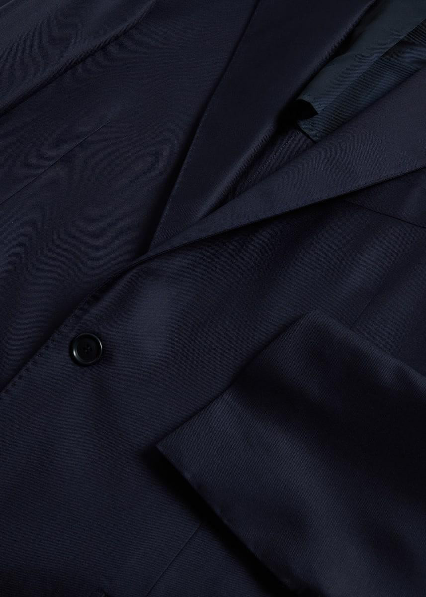Super 110s Wool Soft Suit - Navy