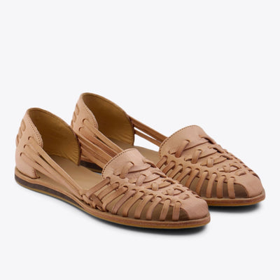 Women's Huarache Sandal - Natural Vachetta