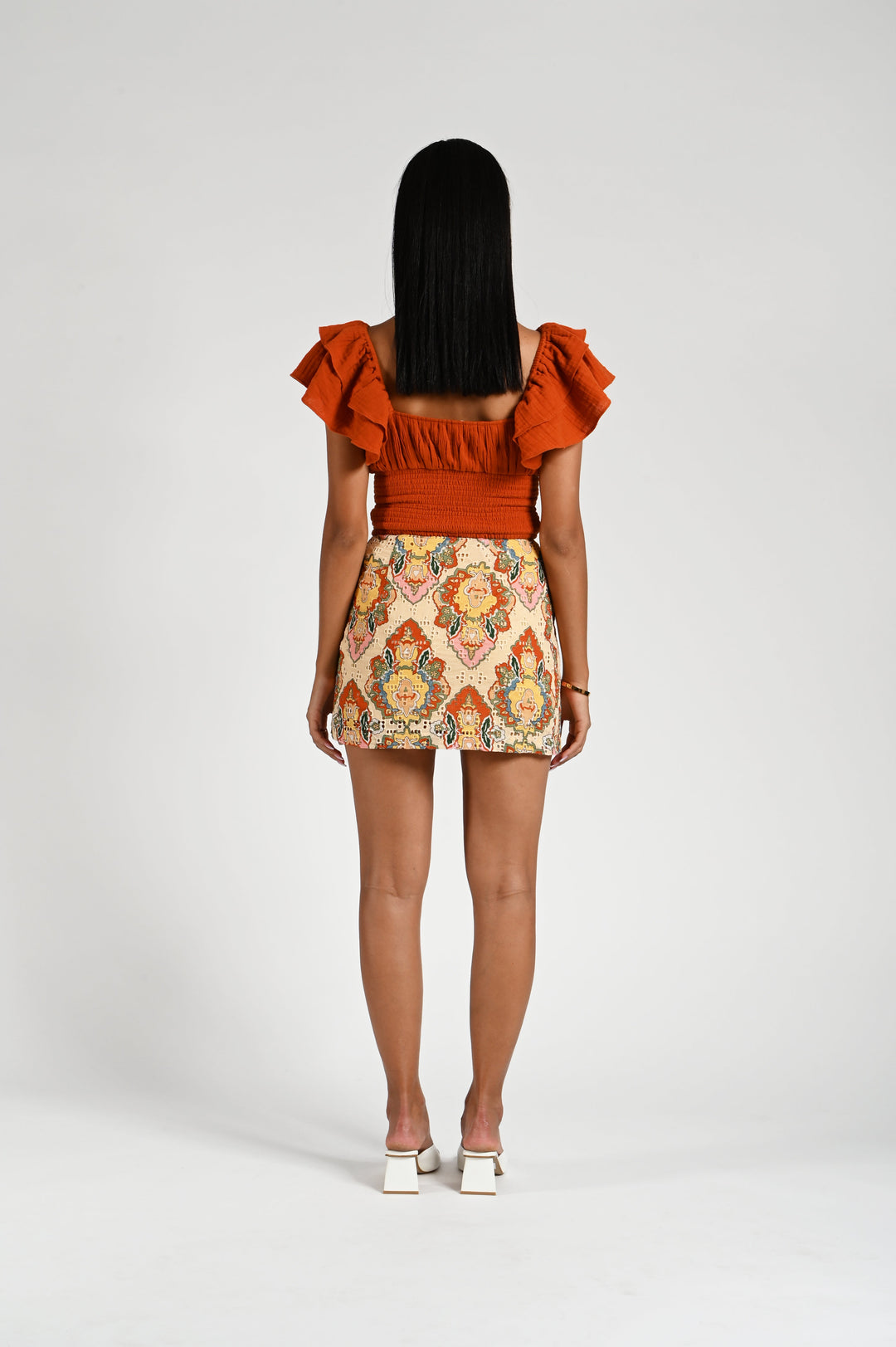 Gracie Mini Skirt - Aztec Multi