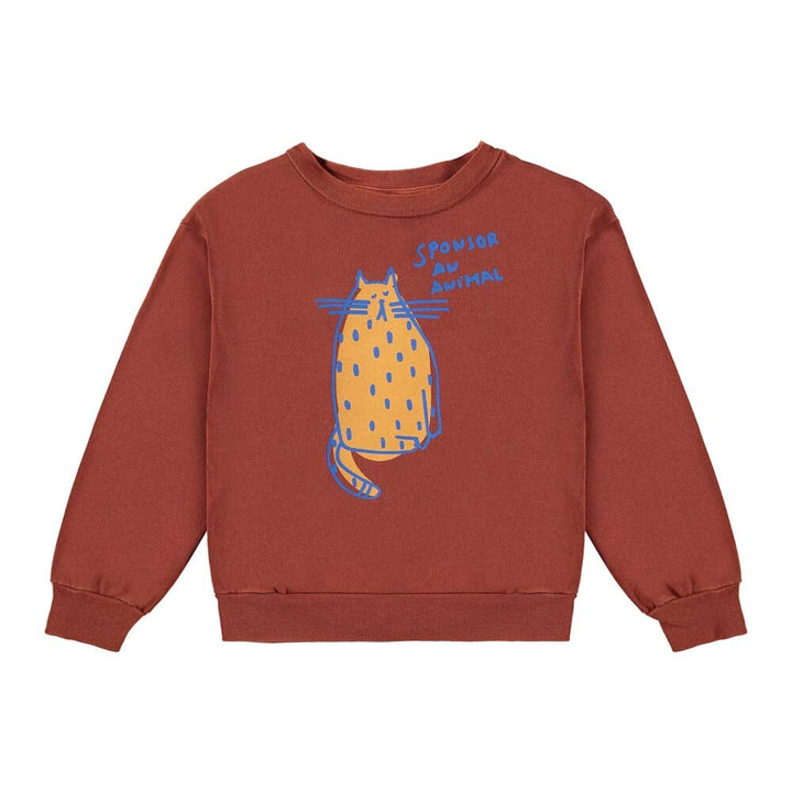 Sweatshirt Sponsor An Animal - Terracotta Sweatshirts BonMot 