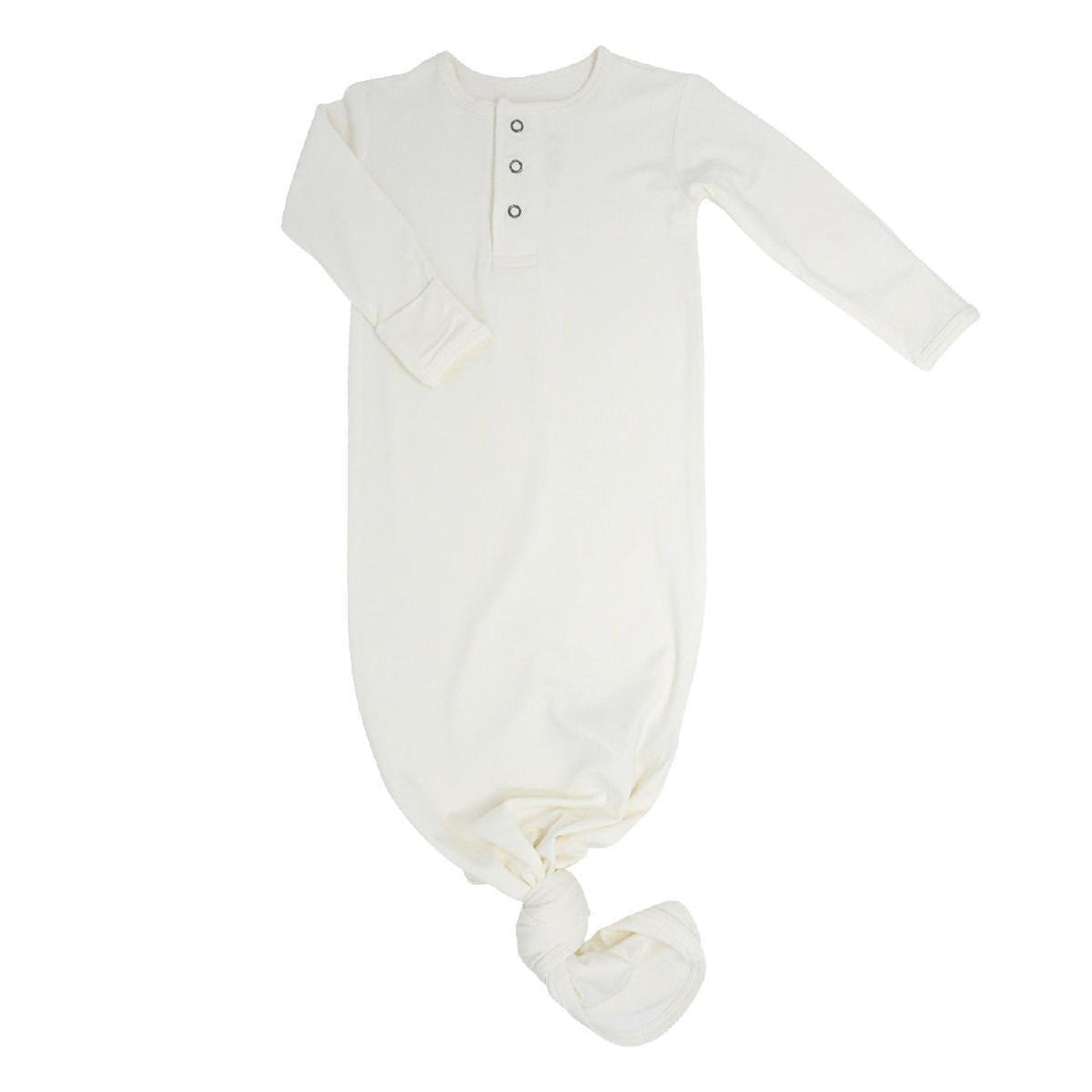 Knotted Gown - Whispery White