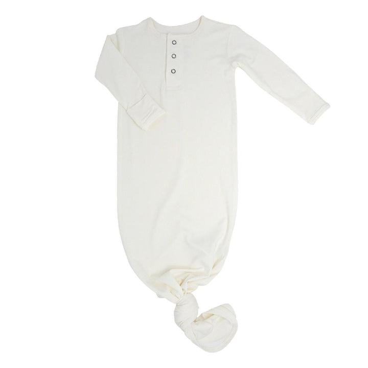 Knotted Gown - Whispery White