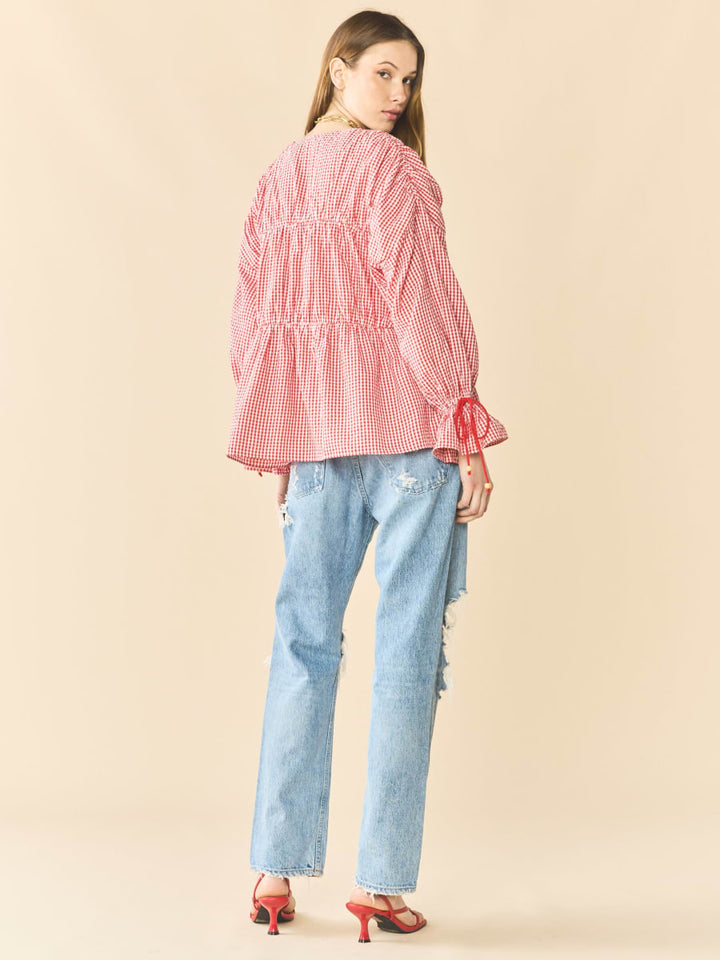 Isle Top x Rainey - Red Gingham