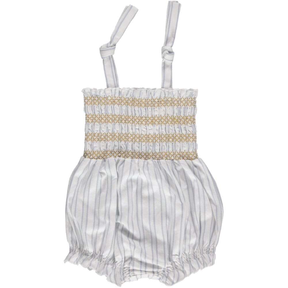 Smocked Stripe Romper