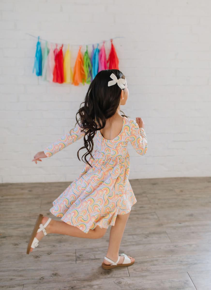 Gwendolyn Dress - Primary Rainbow