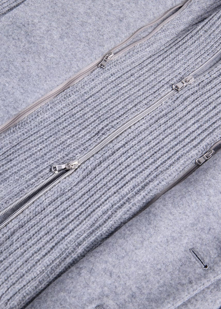 Wool Jersey Blazer - Grey