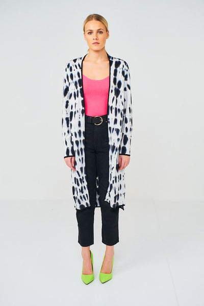 Inpulse Tie Dye Maxi Cardigan - Ice Water