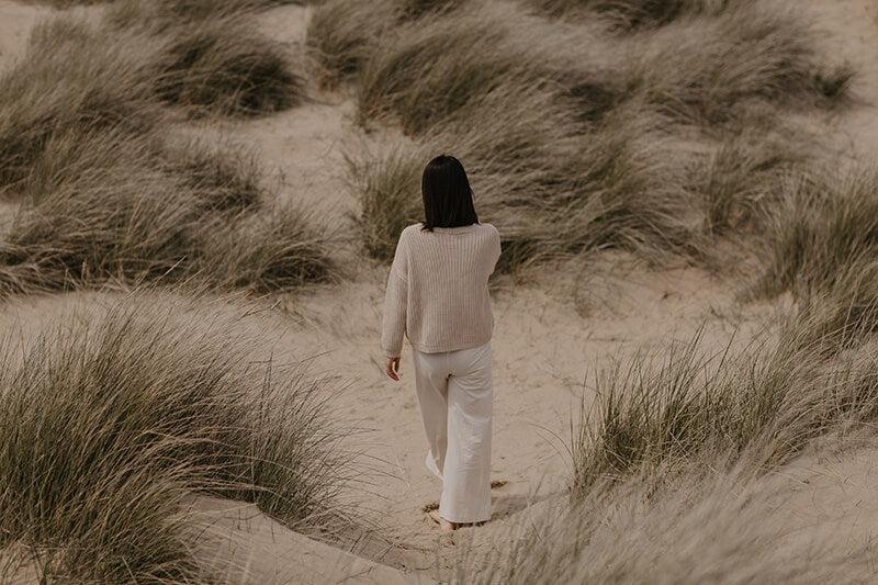 The Wide Leg Trouser - Women's - Undyed