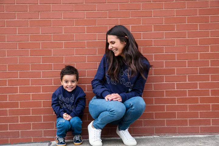 Good Human Adult Sweatshirt - Navy