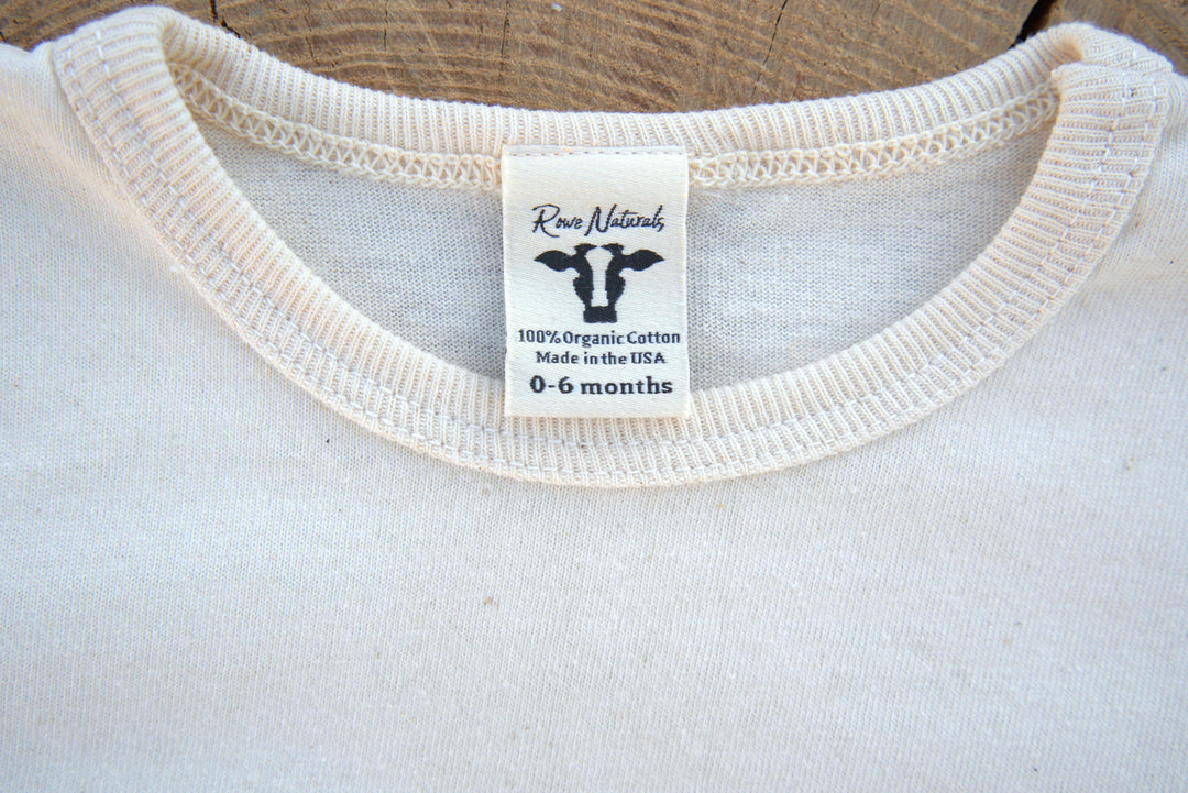 Organic Cotton Short Sleeve Baby T-shirt-Undyed