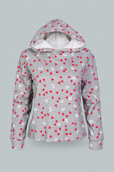 Ladies Pullover Hoody - Xoxo