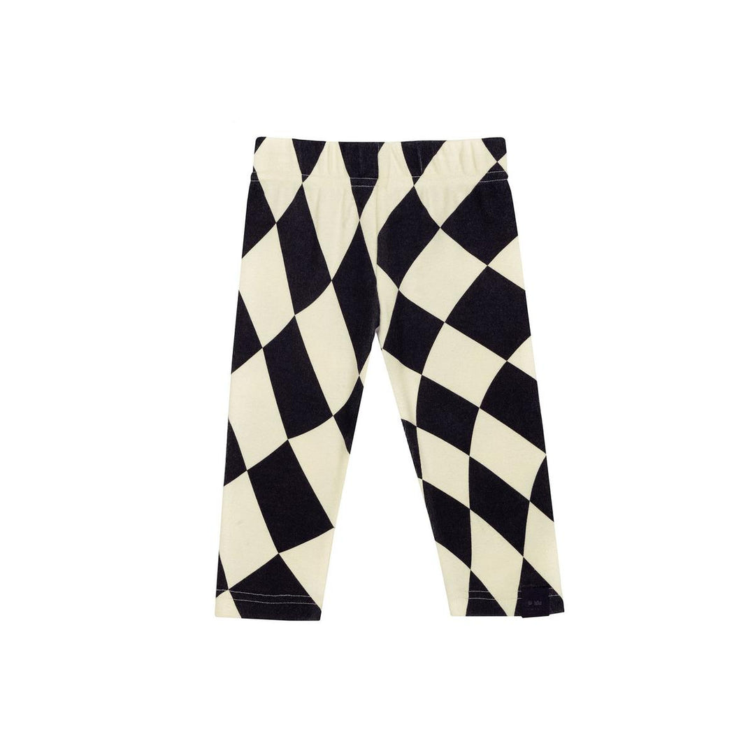 Baby Leggings with Print - Black