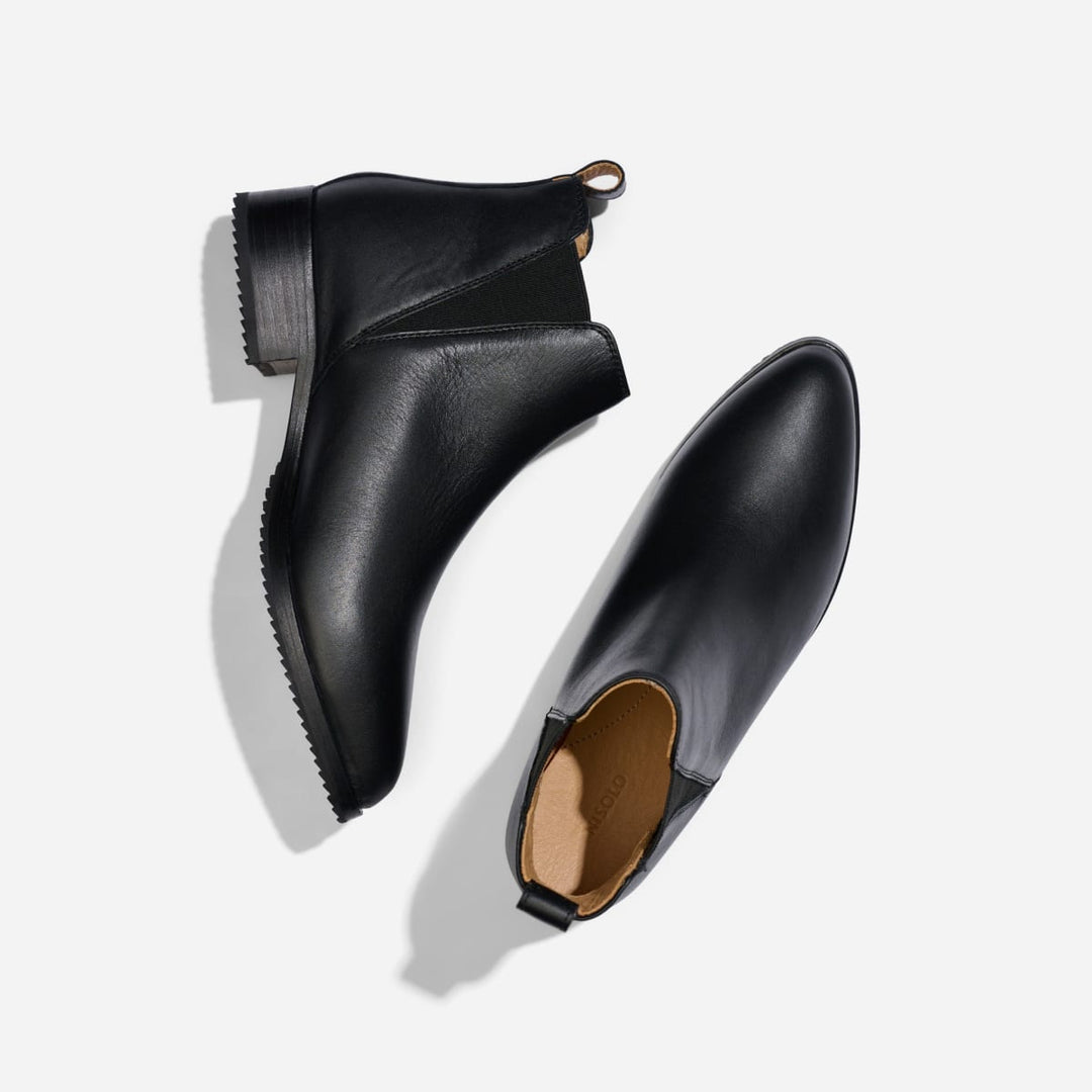 Eva Everyday Chelsea Boot - Black/Black
