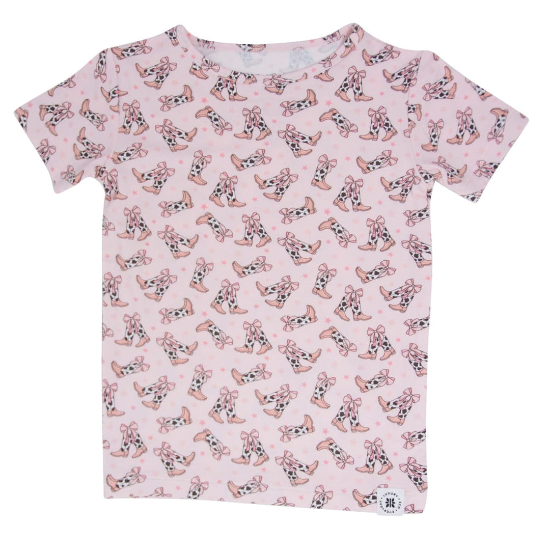 Bows Summer Pajama Set - Cowhide Boots