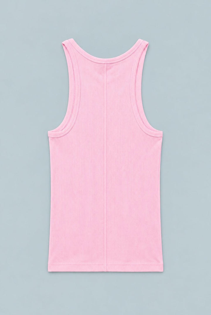 Ribbed Tank Top - Pink