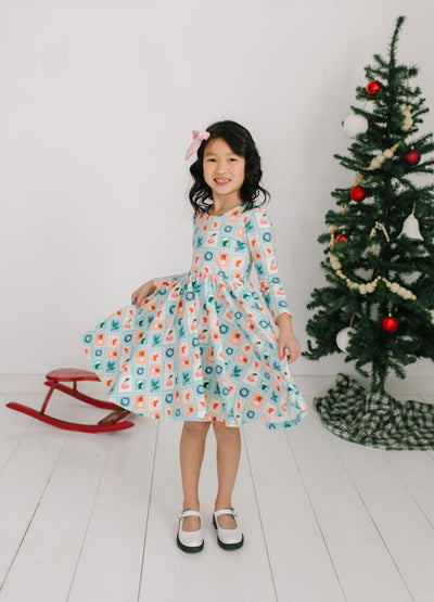 Gwendolyn Dress - Holiday Stamps